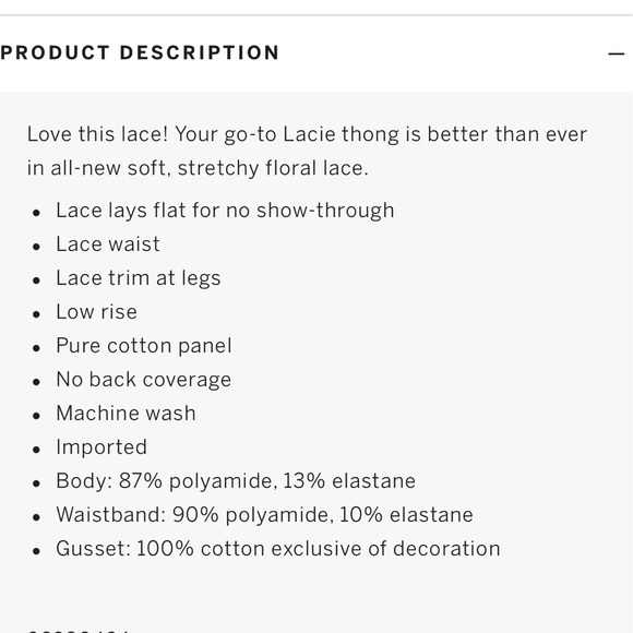 Victoria Secret lacie floral thong - Picture 5 of 5